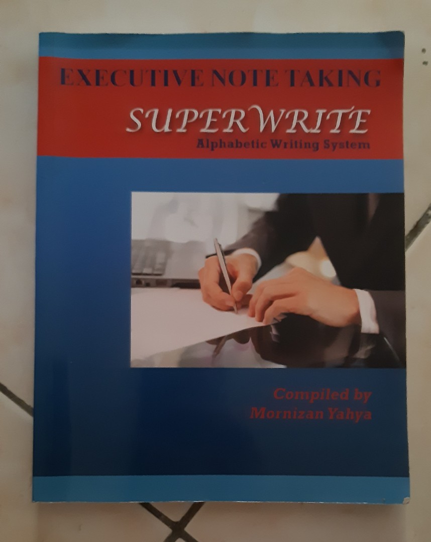 Executive Note Taking Superwrite, Hobbies & Toys, Books & Magazines