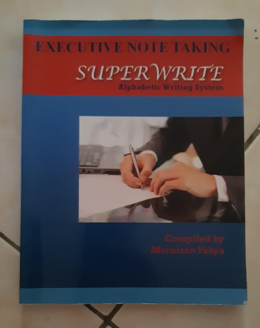 Executive Note Taking Superwrite, Hobbies & Toys, Books & Magazines