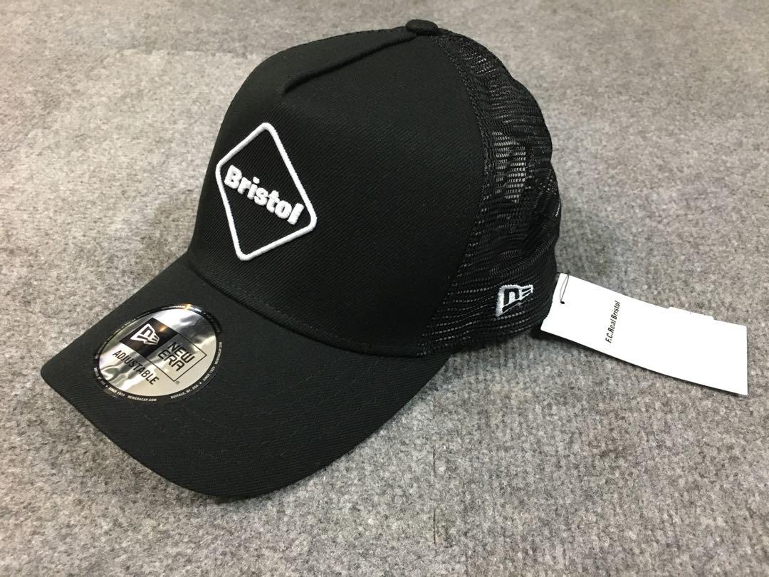 FCRB x NEW ERA EMBLEM LOGO MESH CAP, 男裝, 手錶及配件, 棒球帽、帽