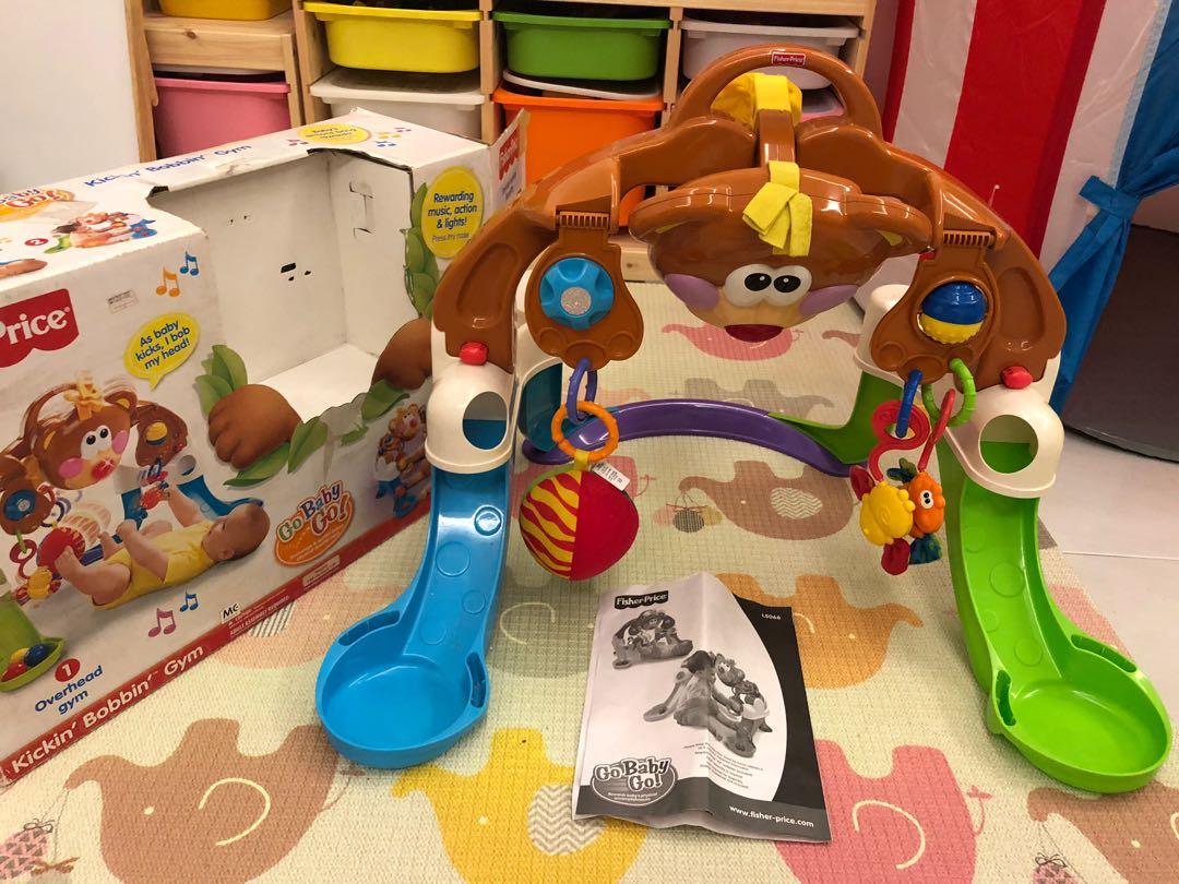 Fisher price kickin bobbin gym