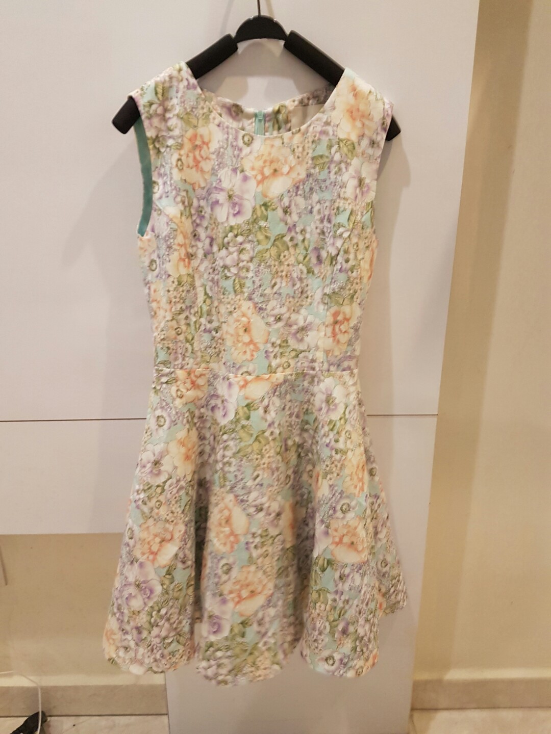 dress floral korea