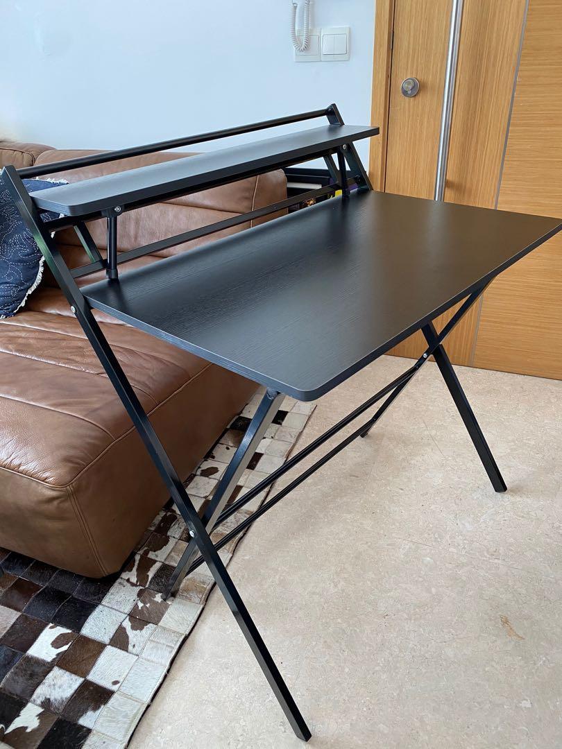 foldable study table with chair