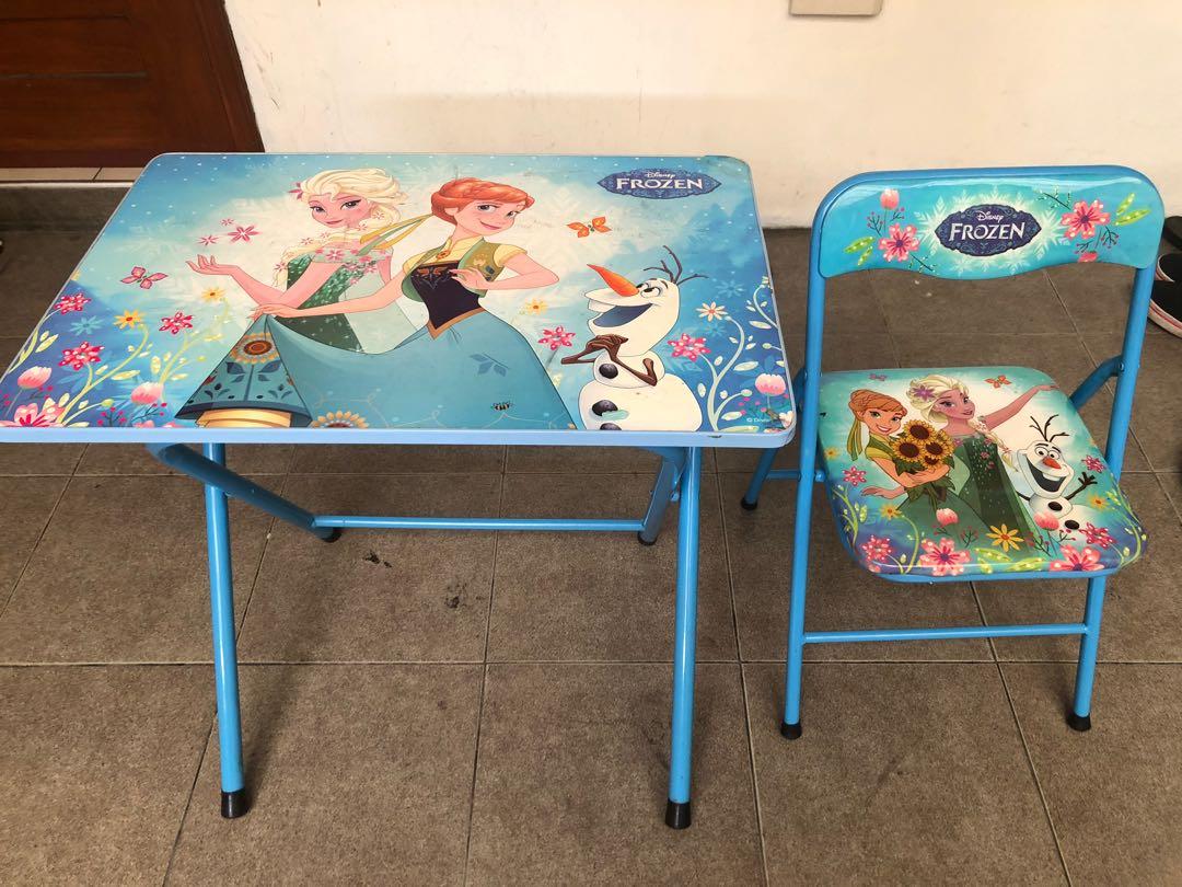 frozen kids table and chairs