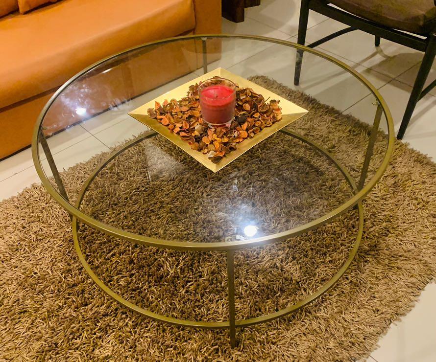 Glass Center Table Furniture Home, Round Center Table Philippines