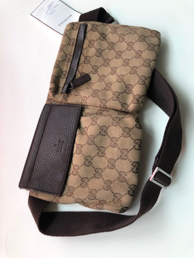Gucci waist bag, Men's Fashion, Bags, Belt bags, Clutches and Pouches