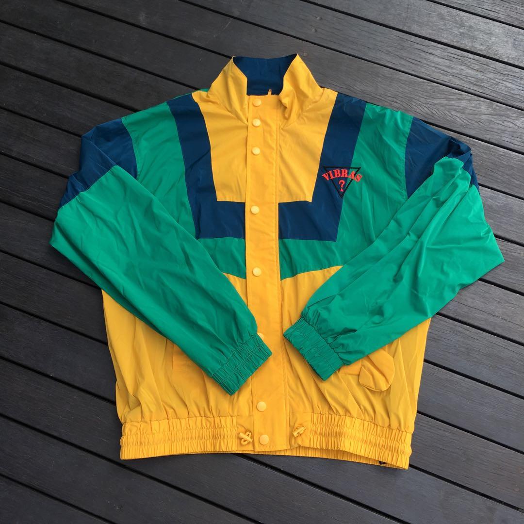 Guess X J Balvin Vibra Windbreaker Jacket Men s Fashion Coats