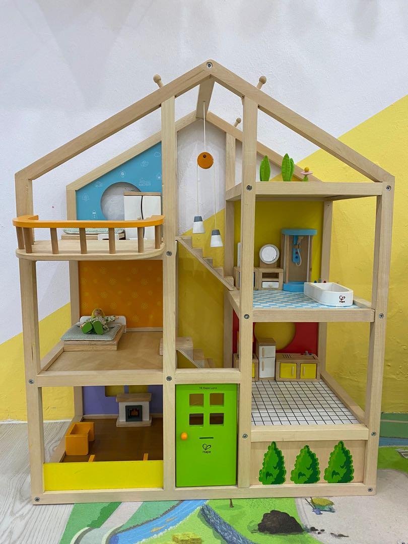 Hape All Season Doll House Hobbies Toys Toys Games on Carousell