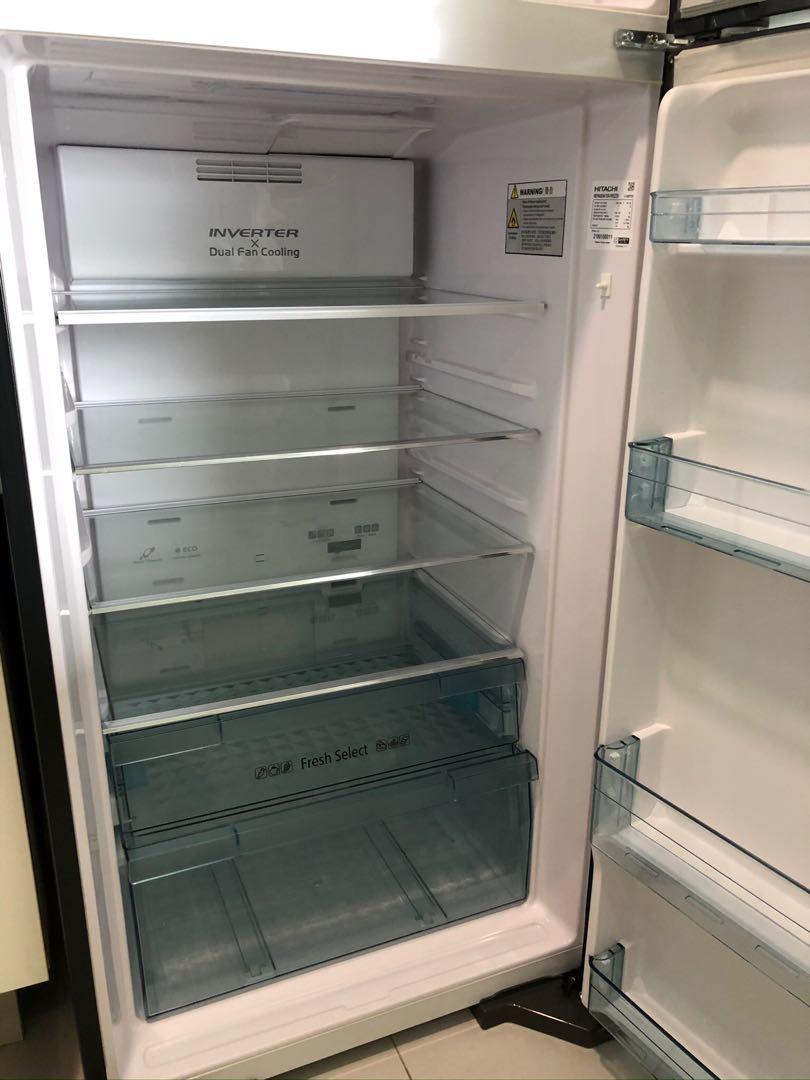 hitachi big2 550l inverter fridge tv home appliances kitchen appliances refrigerators freezers on carousell