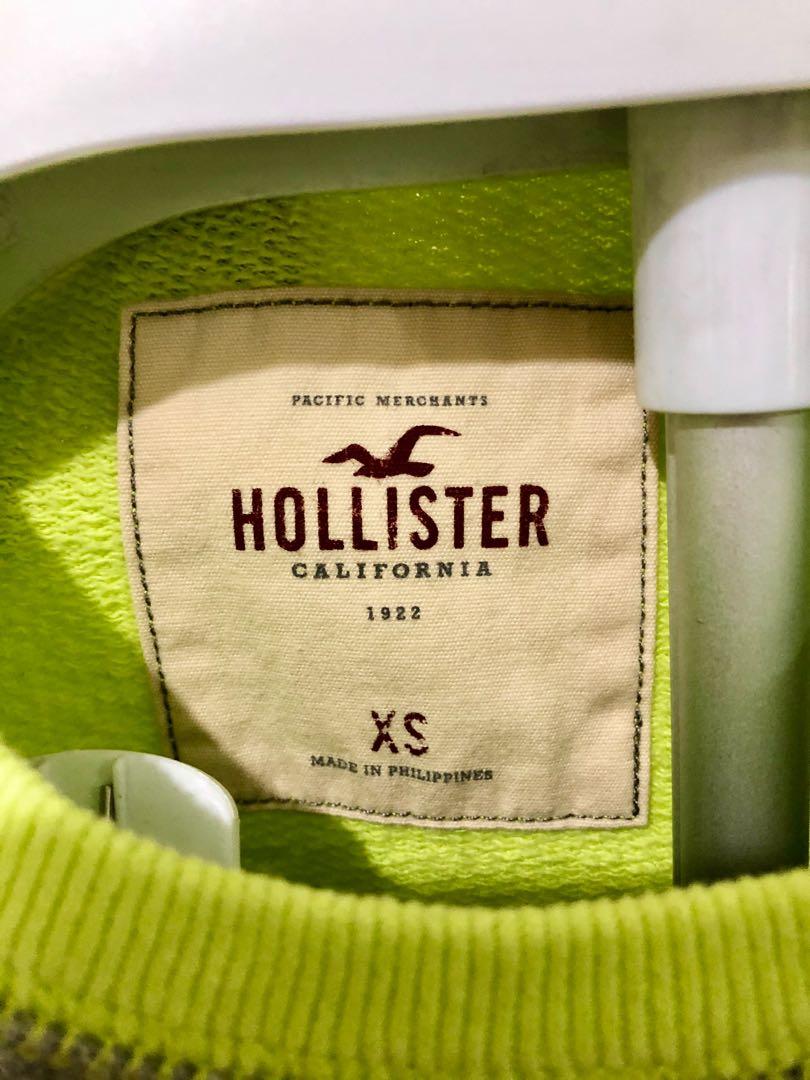 Hollister green sweater clearance