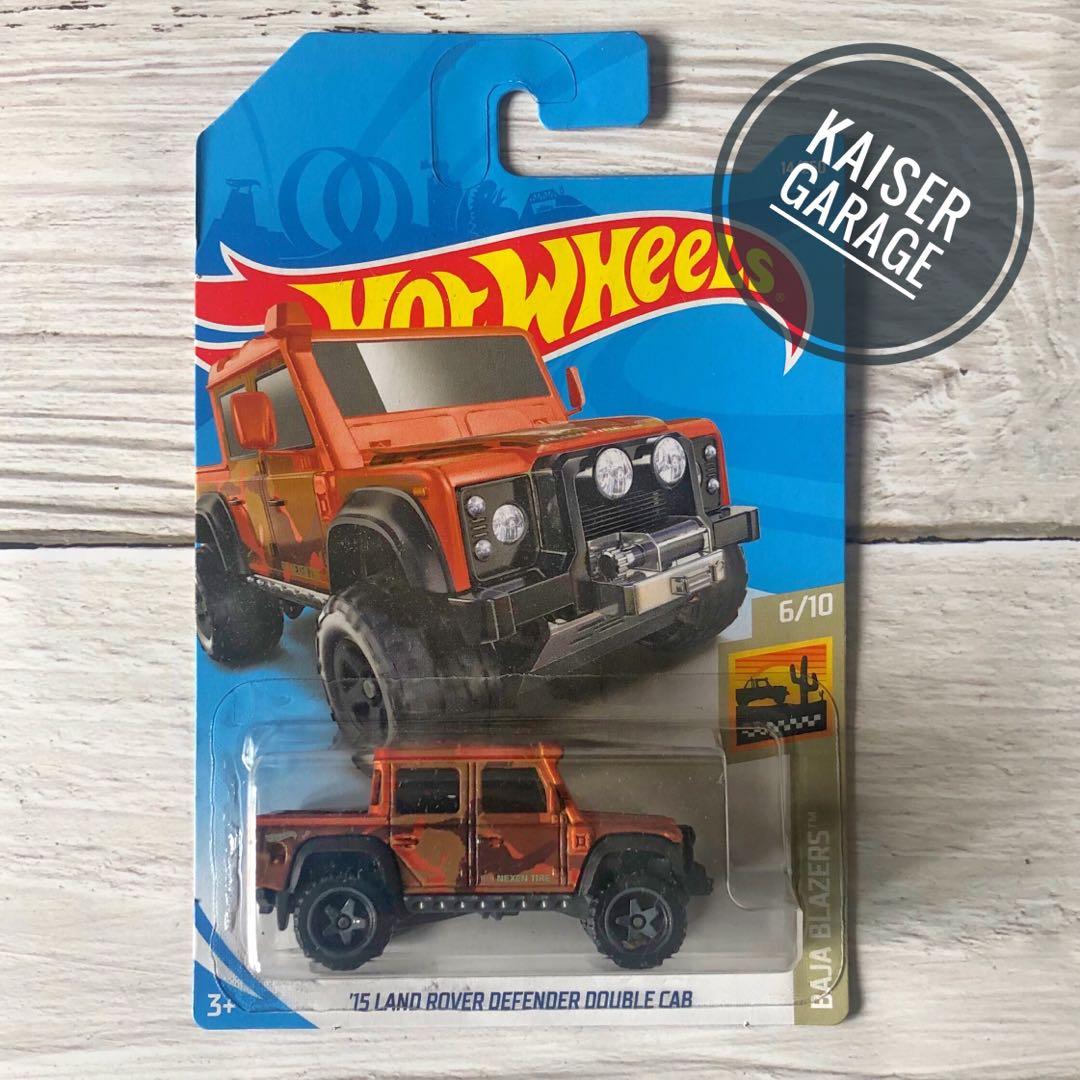 hot wheels 15 land rover defender double cab
