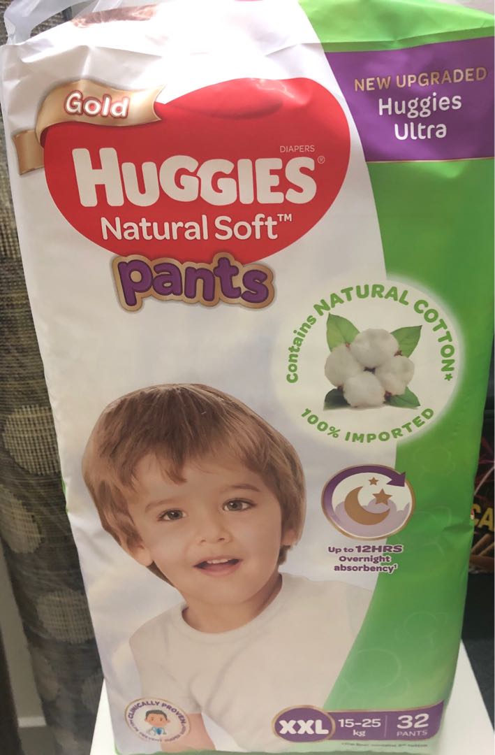 huggies natural soft pants