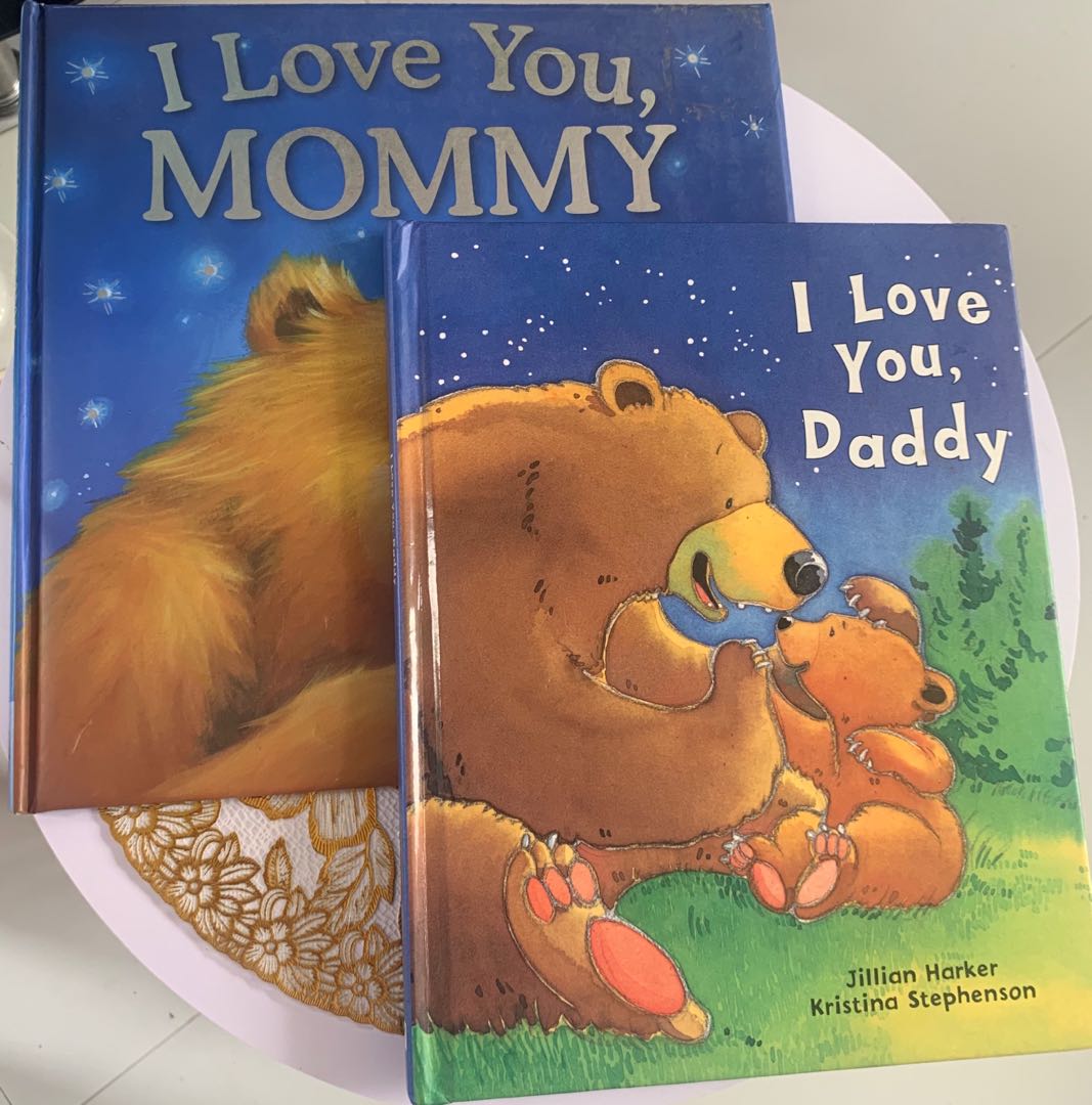 I Love You Mommy Daddy Bundle Books Hobbies Toys Books Magazines Children S Books On Carousell