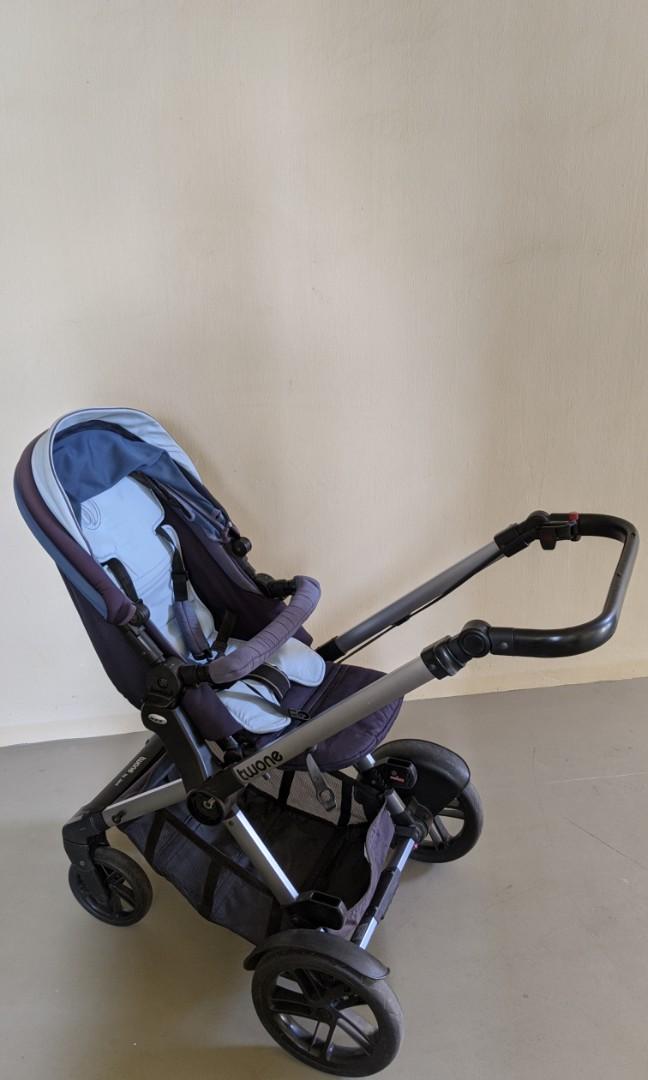 Jane UK Twone Twin Pram. Babies Kids Going Out Strollers on