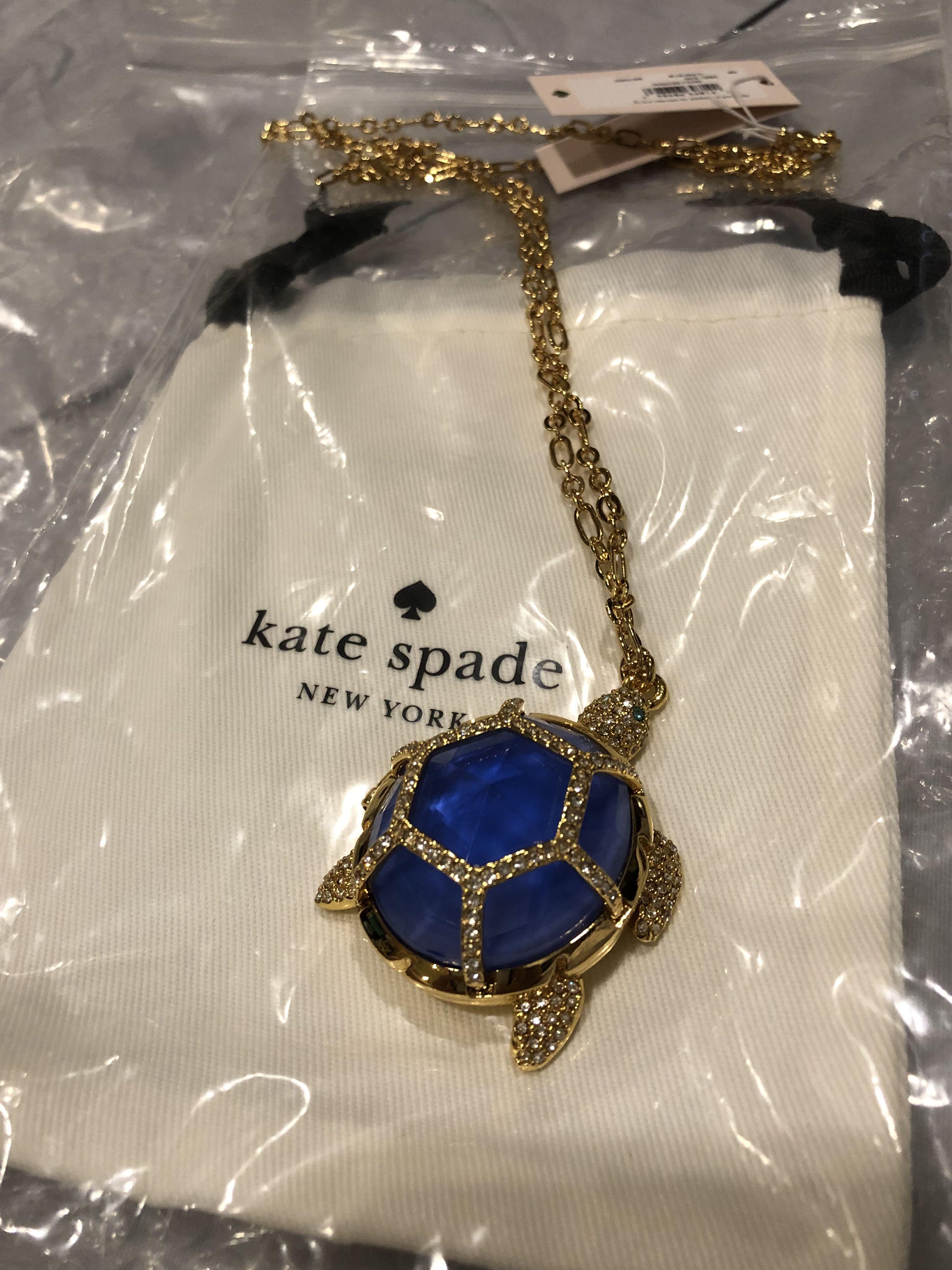 Kate spade clearance turtle necklace