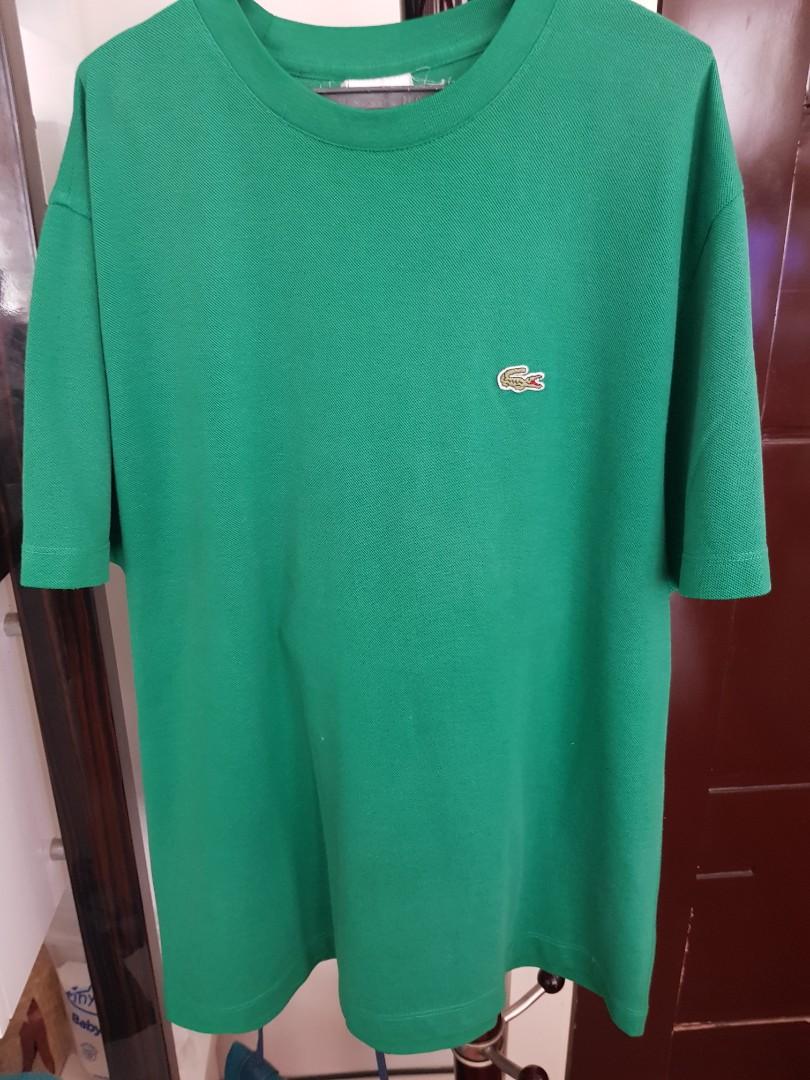Lacoste polo shirt (class A) (Category: Tshirts & Polo Shirts ) located in Bulacan. Submitted by krixa (Listing ID 1028746340, Image 1). Description: Pre loved shirt and polo shirt Class A lacoste Color maybe different from actual because of the lighting. Here are the sizes: Lacoste tshirt green -5 Lacoste green polo shirt -4 Lascoste tshirt orange - 6.