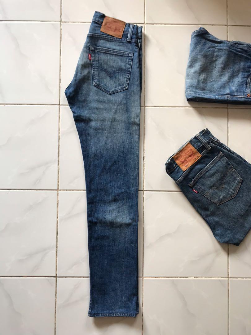 511 Levi's Strauss Redline W29 White Oak Cone Denim Jeans 