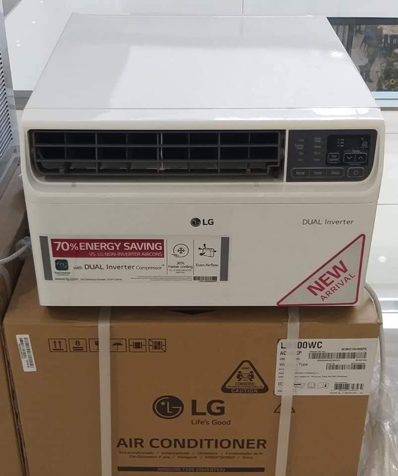 LG DUAL INVERTER WINDOW TYPE 1HP, TV & Home Appliances, Air