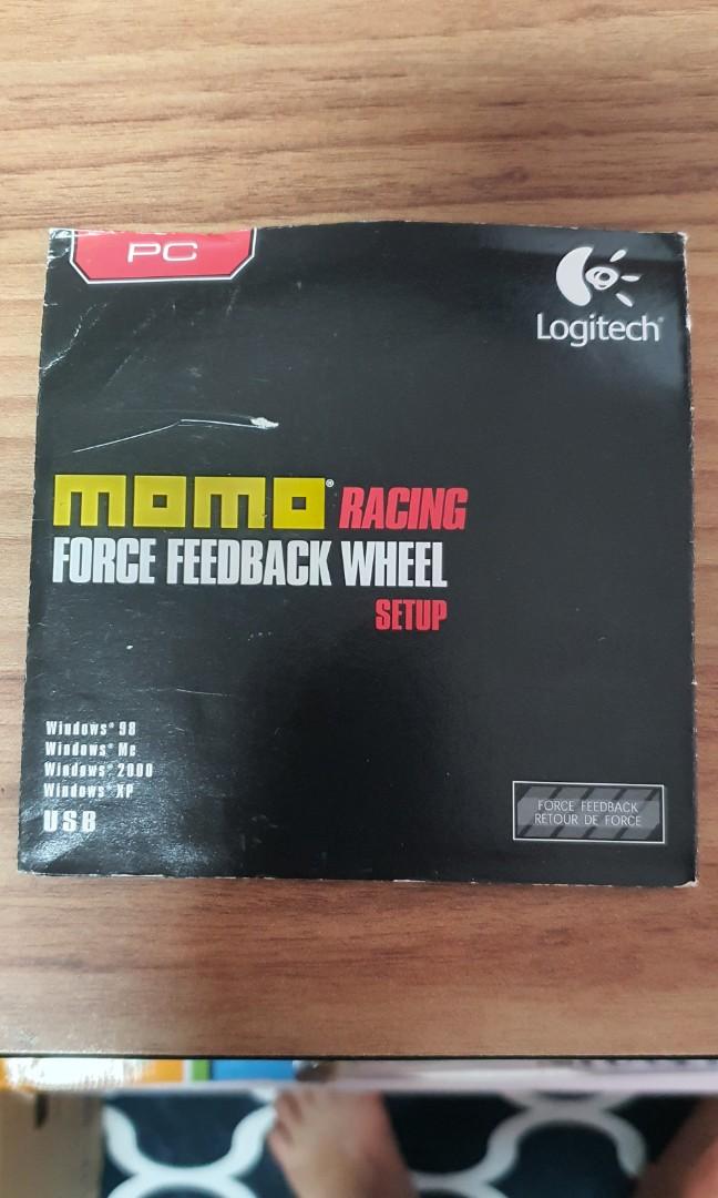Logitech Momo Racing Force Feedback Wheel PC, Video Gaming, Video