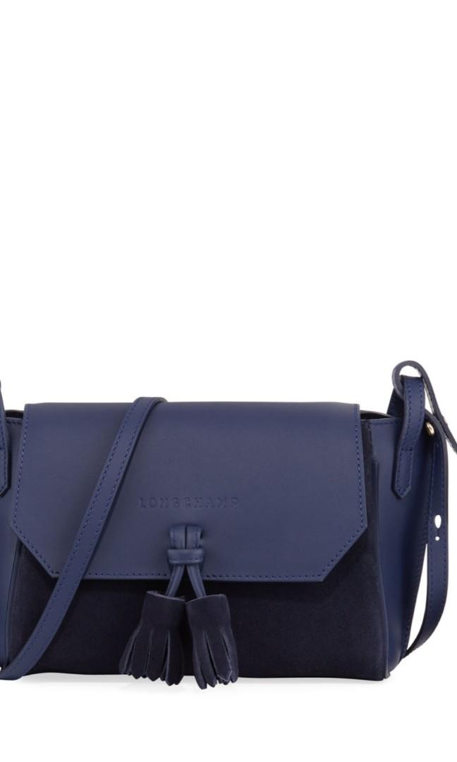 Longchamp penelope soft blue crossbody bag sales