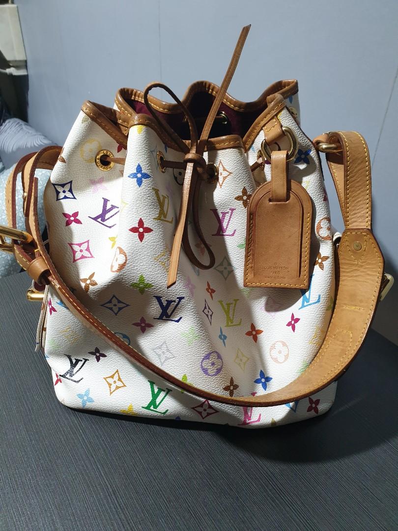 Louis Vuitton Monogram Multicolore Petit Noe Shoulder Bag - FINAL SALE –  LuxeDH