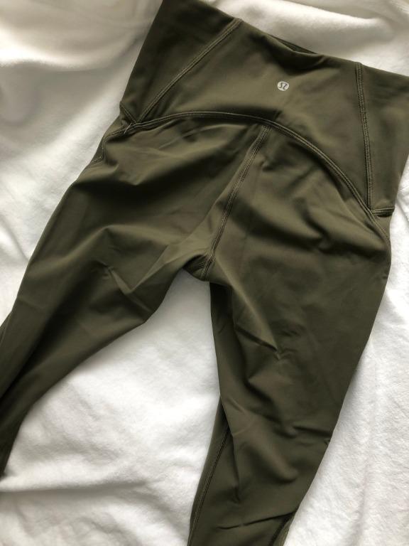 Lululemon khaki leggings clearance