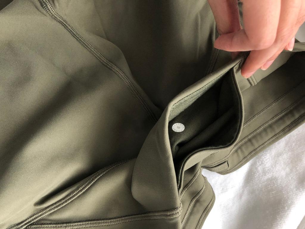 Lululemon khaki leggings hot sale