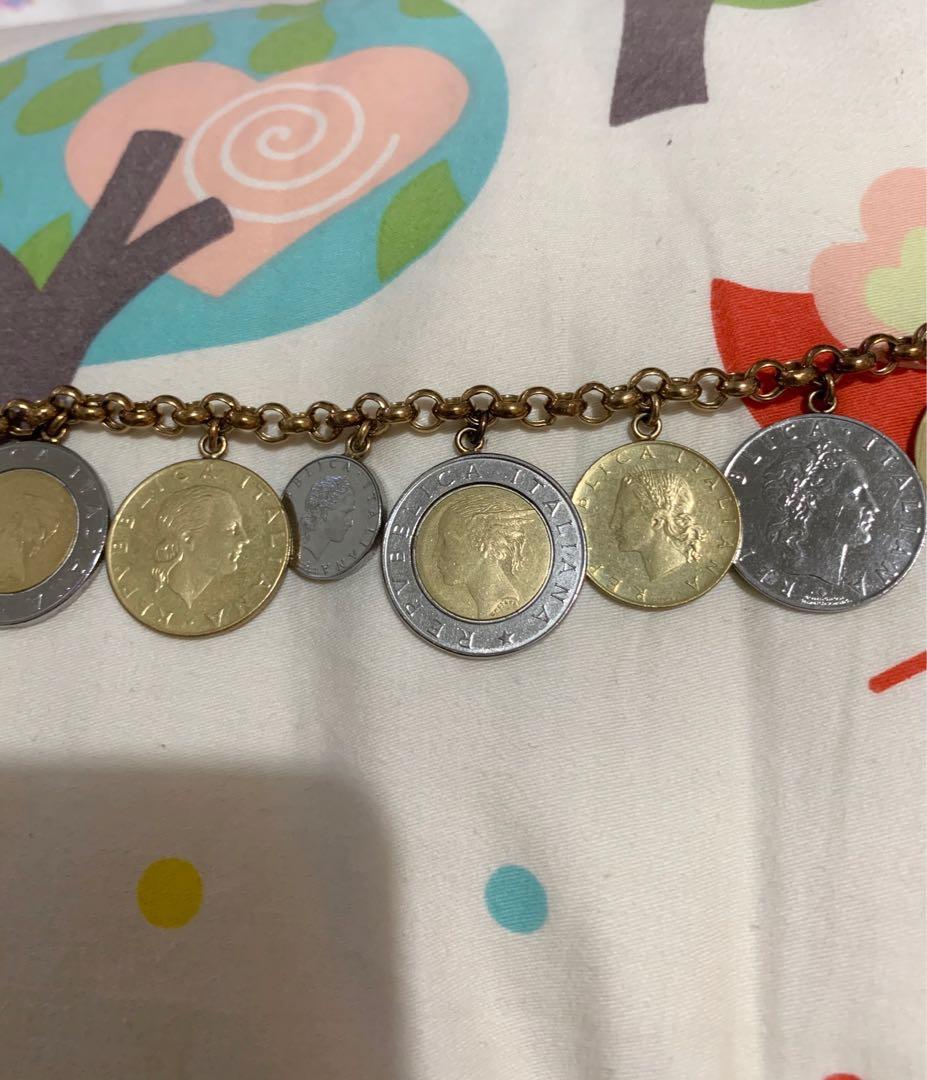 Macys vermeil lira coin bracelet charm Women s Fashion Jewelry