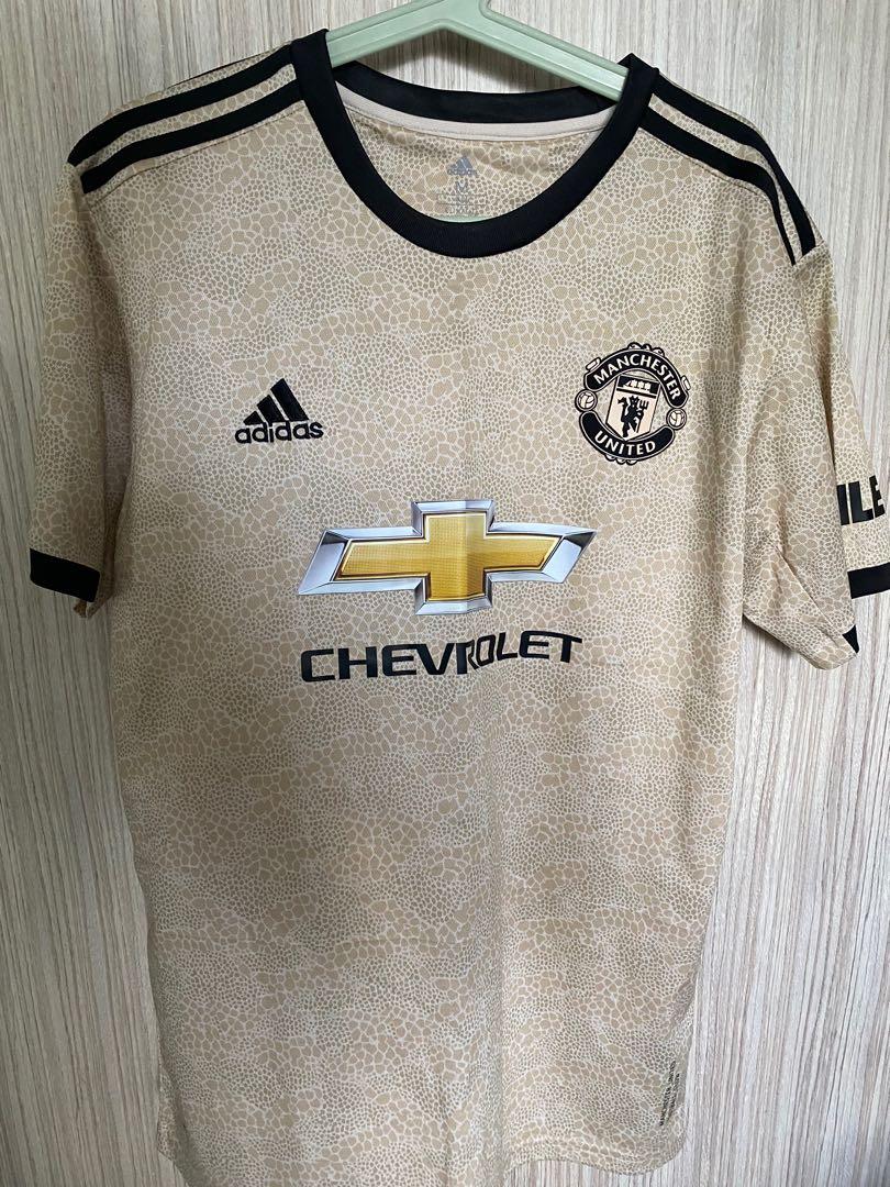 Man Utd Jersey Away Sports Sports Apparel On Carousell