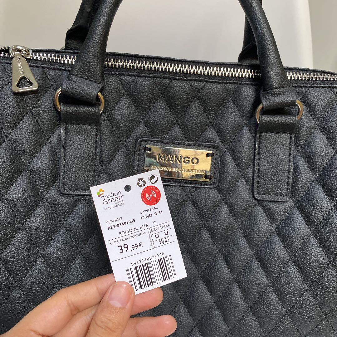 Mango leather bag with sling Women s Fashion Bags Wallets