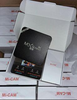 MI-CAM TV BOX 5G wifi [4gb+64gb] MX Q-PRO 4K