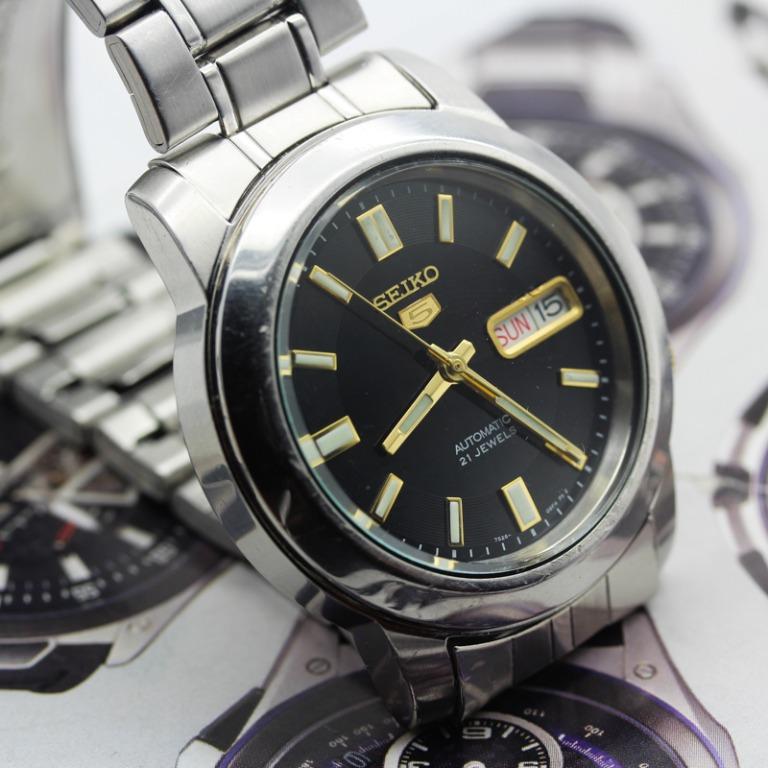 Modern Seiko 5 Automatic Dress Watch 21 Jewels 7S26 02W0 Men s