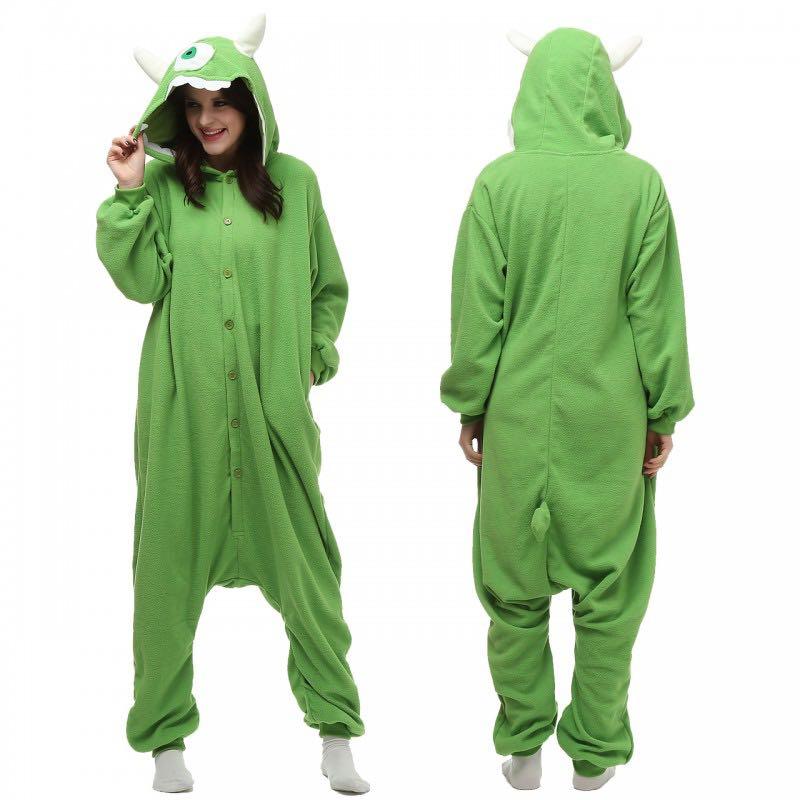 Monsters Inc. Disney Sulley Mike Onesies Adult Women s Fashion
