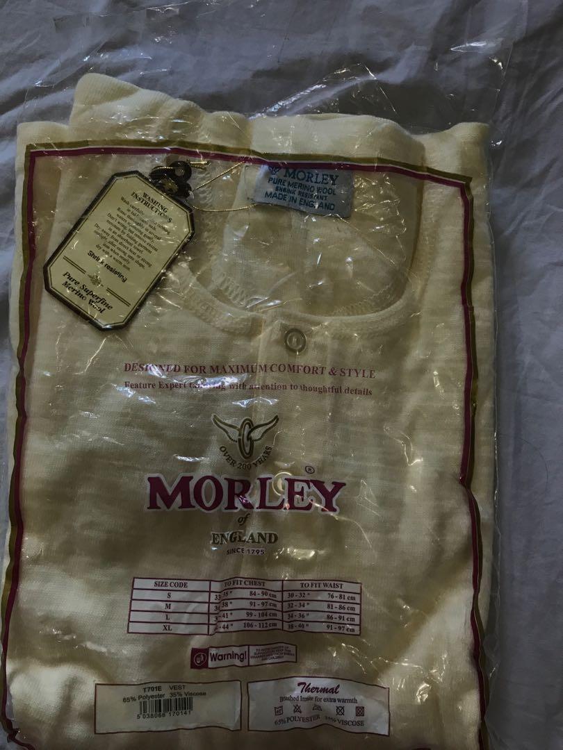 Morley merino wool underclothes 羊毛底衫 (910), 兒童＆孕婦用品, 嬰兒及小童流行時尚 Carousell