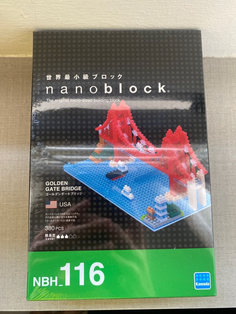Nanoblock Golden Gate Bridge Hobbies Toys Toys Games on Carousell