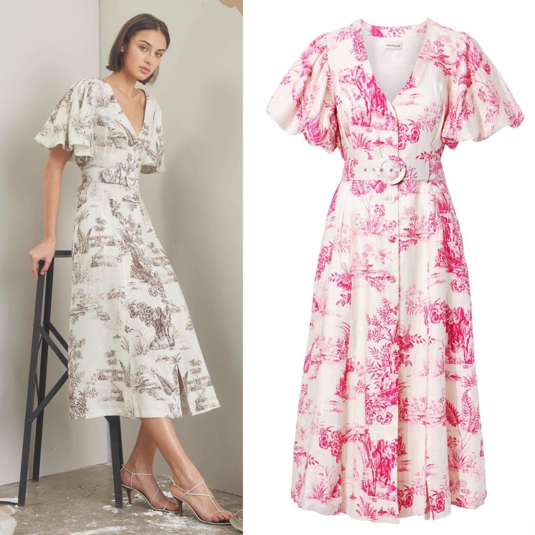 Nicholas red blossom best sale maxi