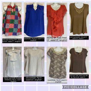 Used tops (S/XS) for sale