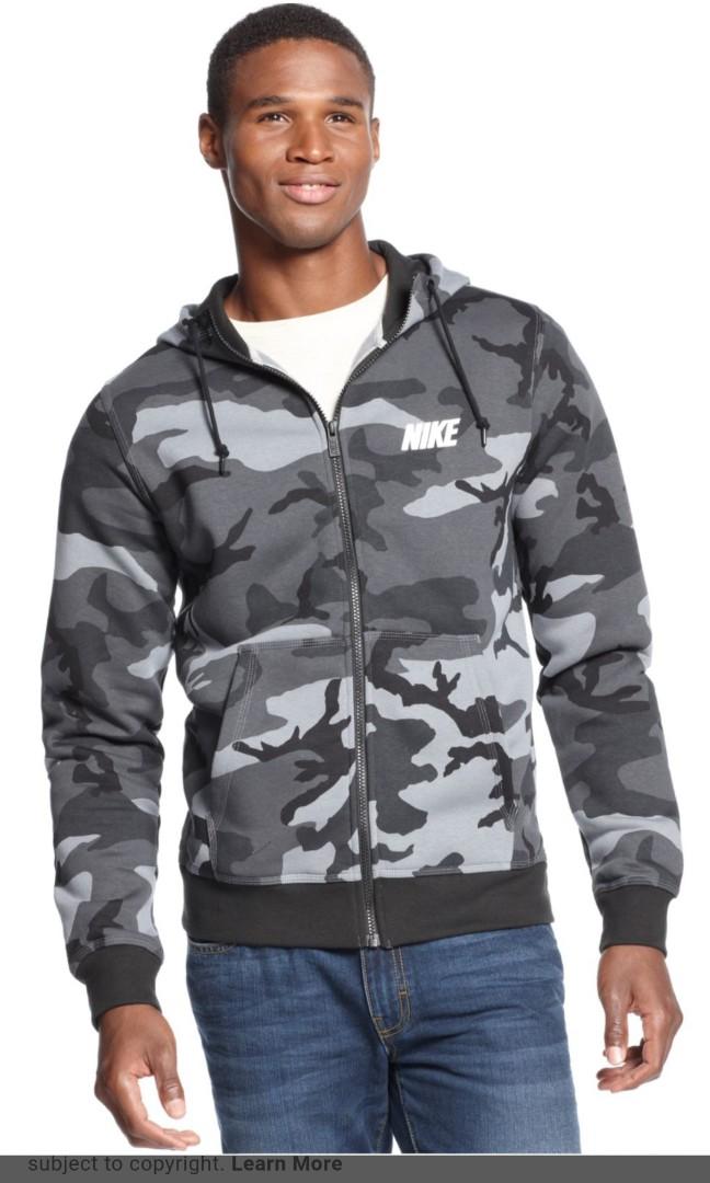 Nike Camo Jacket, Men's Fashion, Coats 