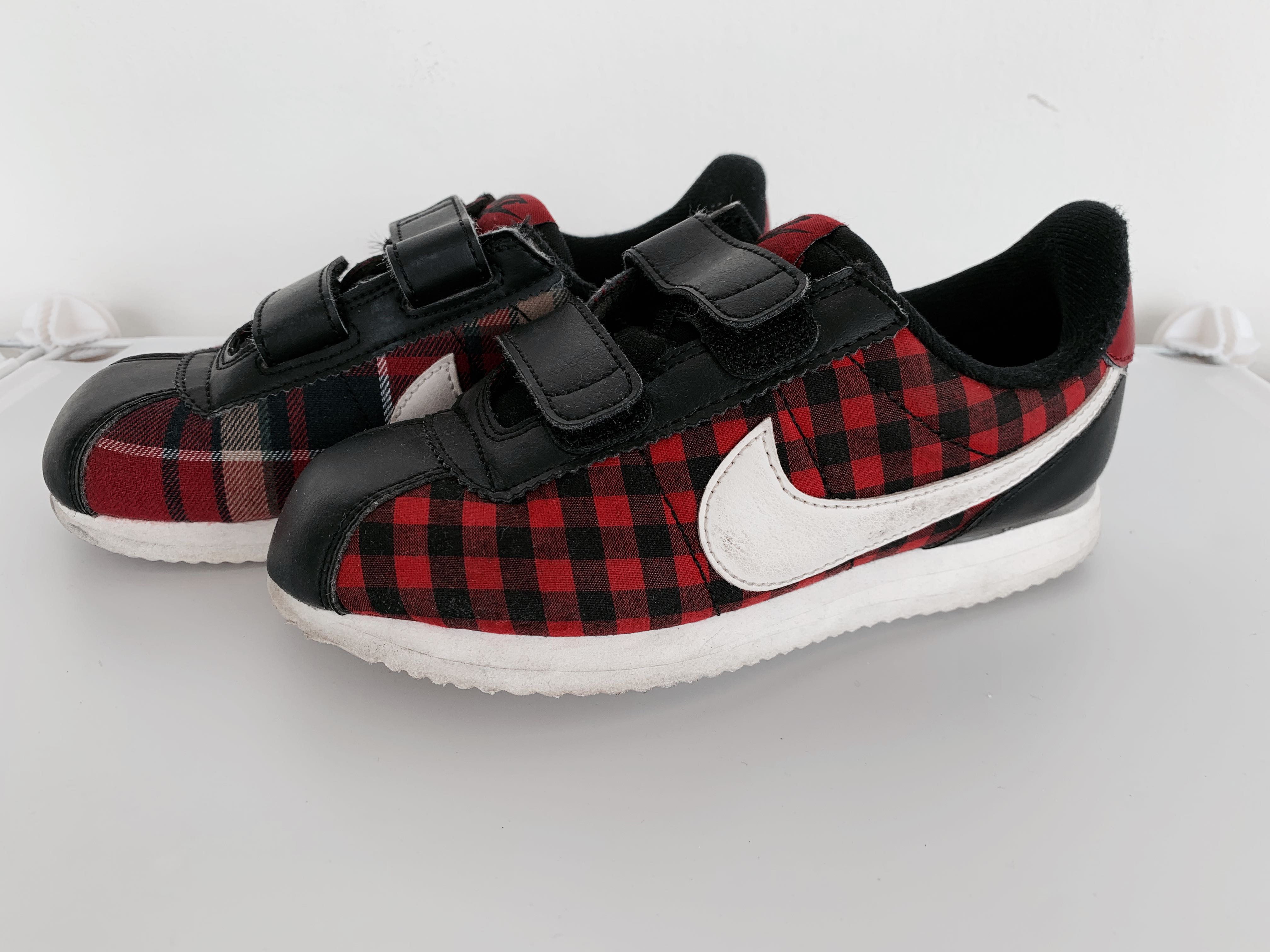 nike plaid cortez