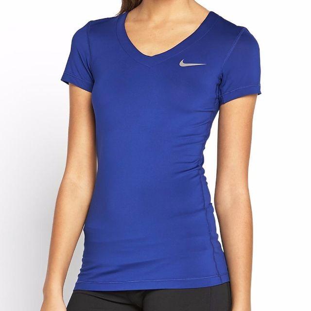 Nike v neck t shirts hot sale women's