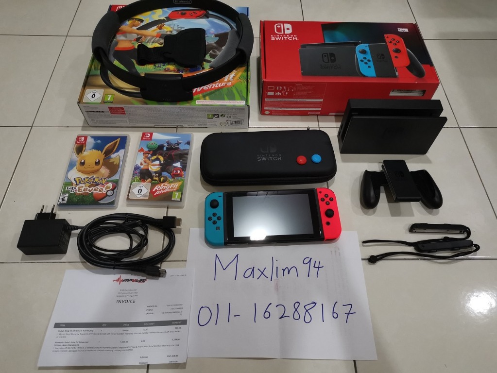 Nintendo switch accessories malaysia top