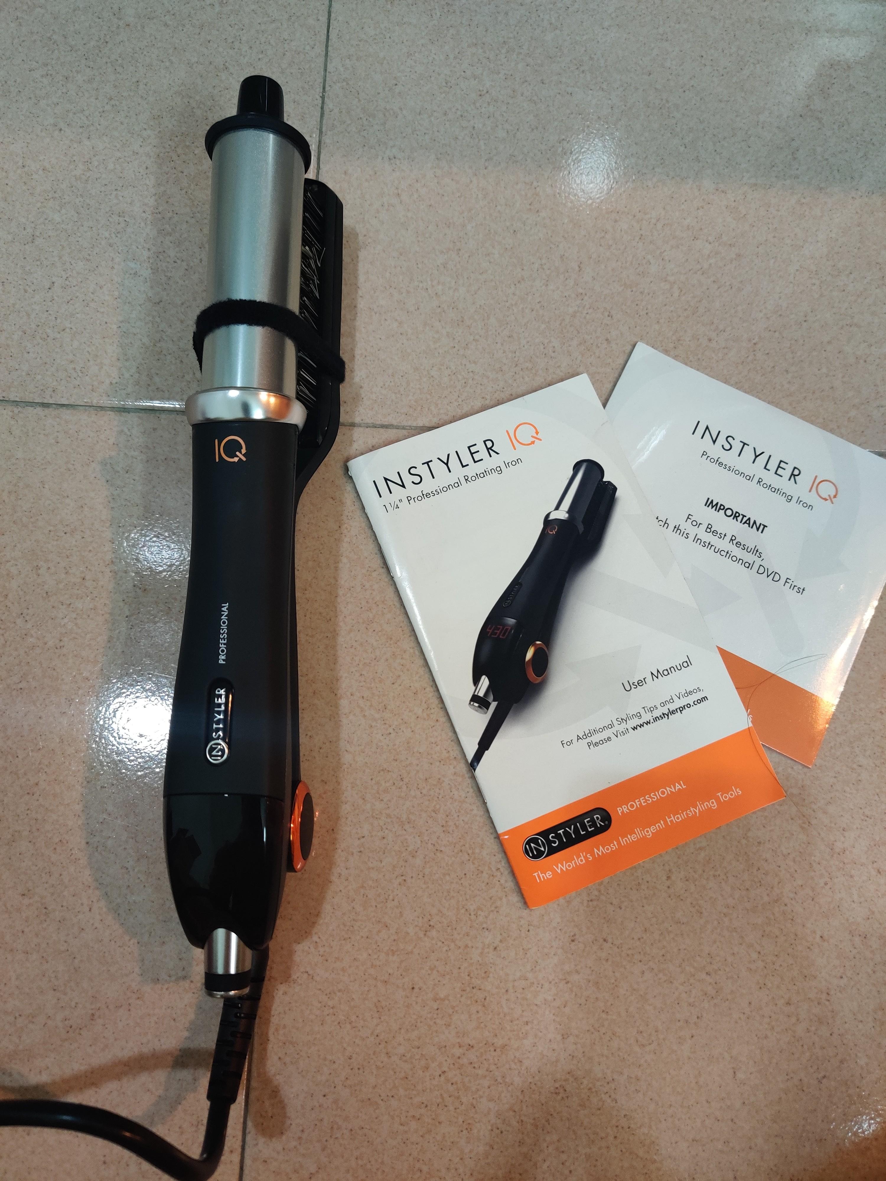 Instyler iq professional rotating iron shop