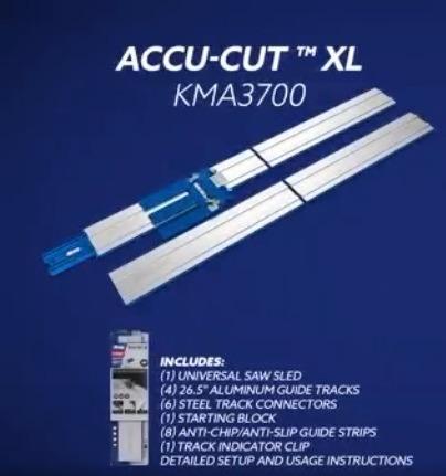 Original Kreg XL accucut circular saw cutting guide (Category: Home Improvement Tools & Accessories) located in Manila. Submitted by raineshop77 (Listing ID 252023080, Image 1). Description: Genuine and Original SMS TEXT 09154249914 Straight, accurate, splinter-free cuts made easy Get perfectly straight, accurate cuts every time with track-guided cutting Break down panels and plywood easily and quickly with cutting capacity up to 100" Splinter-fr