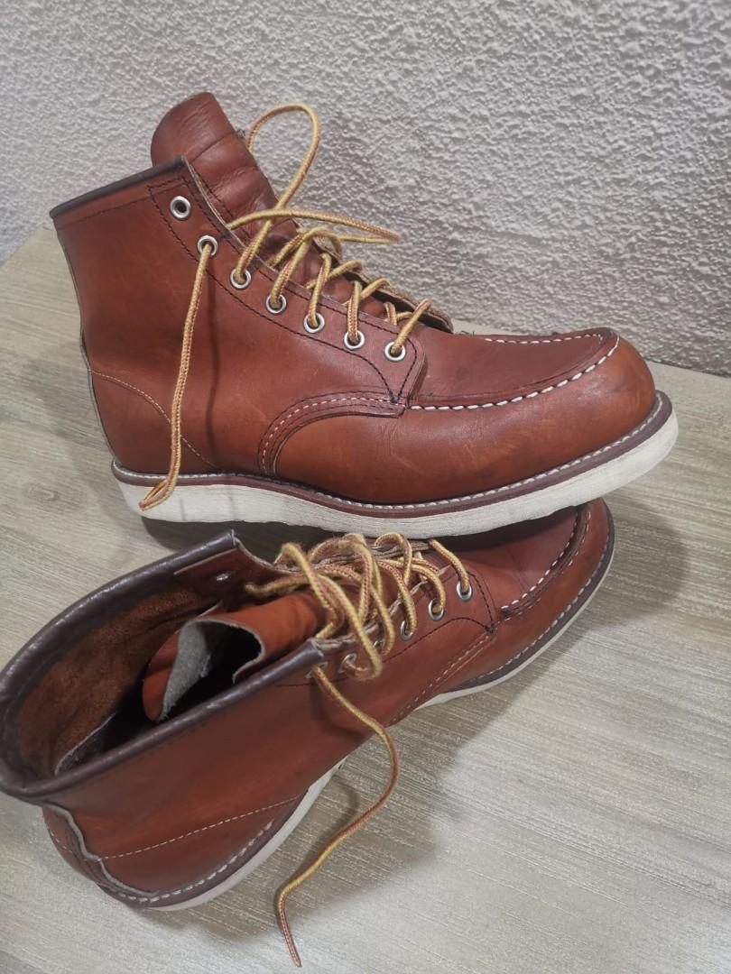 Red wing boots white sole 2025