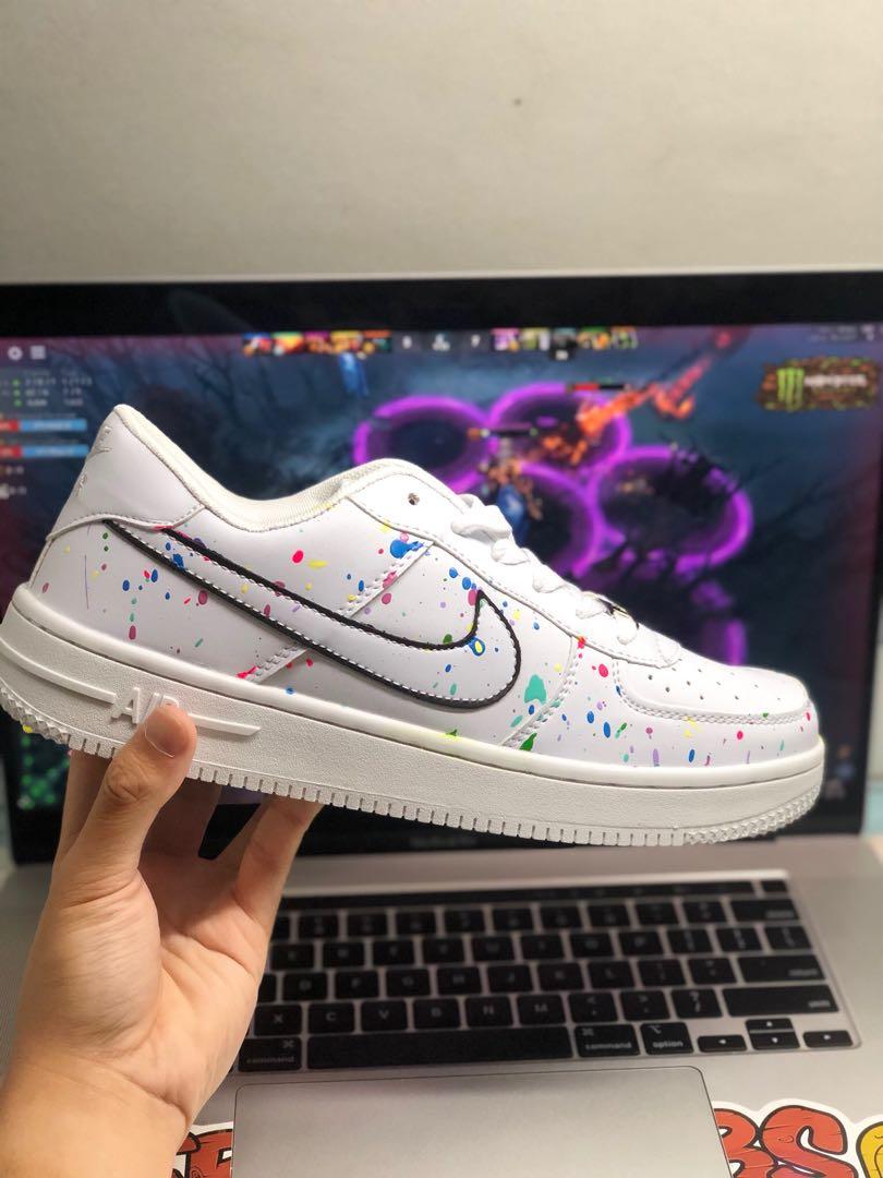 Air force cheap 1 splatter paint