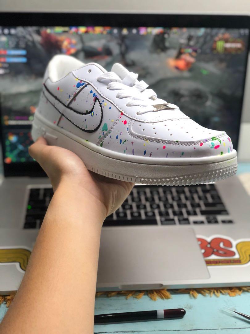 Af1 paint splatter shop