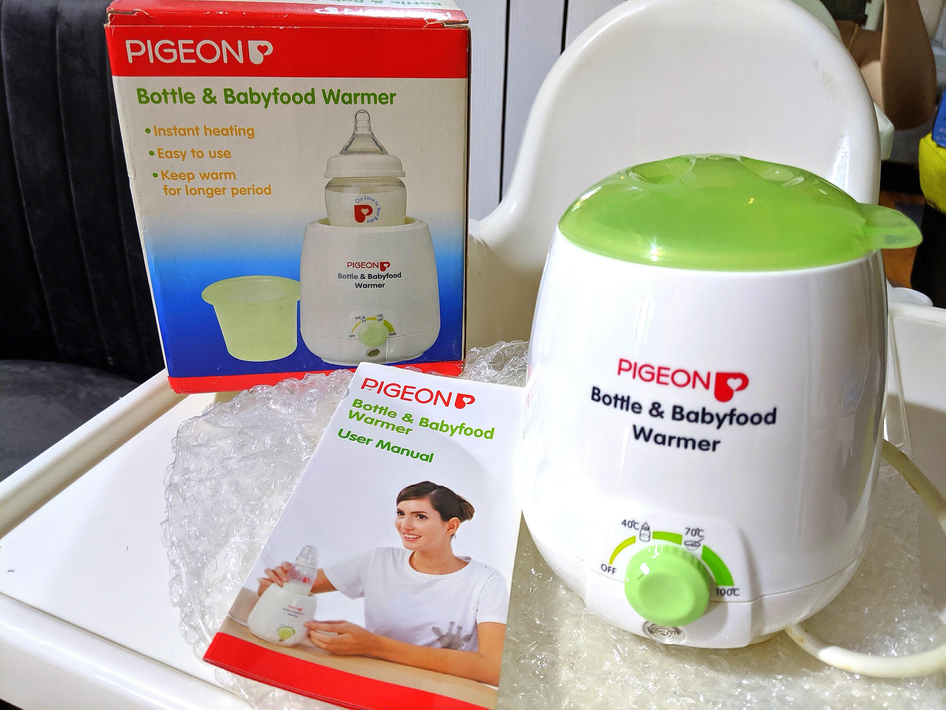 pigeon bottle and baby food warmer