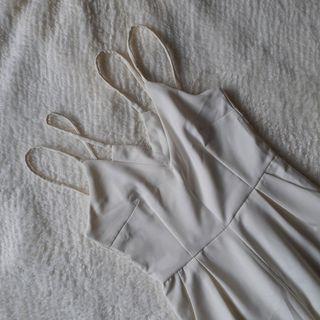 Pink Manila Semi-formal Off White Jumpsuit