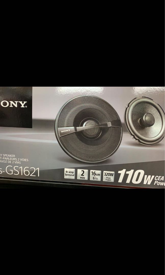 Pioneer/sony XS-GS1621, Car Accessories, Accessories on Carousell