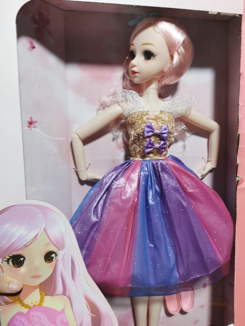 Left Rainbow Princess Barbie Doll Toys Games Stuffed Toys On Carousell