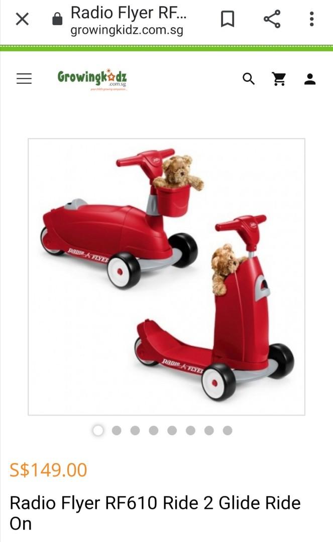 Radio Flyer Scooter / Glider, Babies & Kids, Toys & Walkers on Carousell